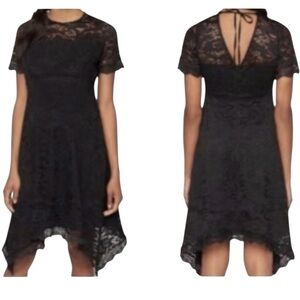 A PEA IN THE POD BLACK LACE MATERNITY DRESS SZ SM EUC